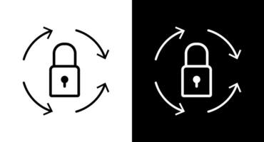 Reset password icon for web, ui, mobile apps. Reset password icon sign symbol. vector