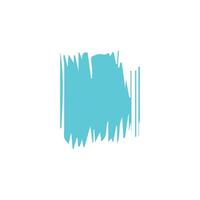 Blue ink brush strokes isolated on white background. Grunge graphic elements. Dirty texture banners. Ink splatters. vector