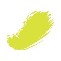 Green ink brush strokes isolated on white background. Grunge graphic elements. Dirty texture banners. Ink splatters. vector