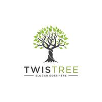 Tree logo design vector