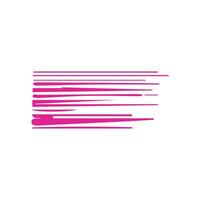 Pink ink brush strokes isolated on white background. Grunge graphic elements. Dirty texture banners. Ink splatters. vector