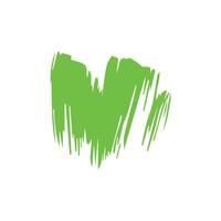 Green ink brush strokes isolated on white background. Grunge graphic elements. Dirty texture banners. Ink splatters. vector