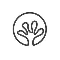 gecko hand icon element design template vector