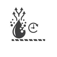 quick dry icon concept design template vector