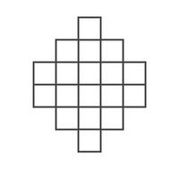 empty square element design template vector