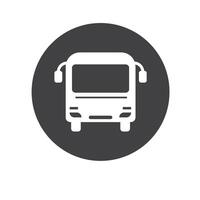 bus station icon element design template vector