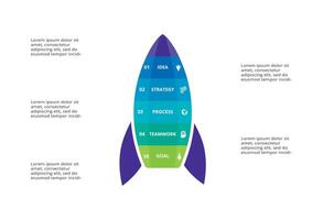 Creative concept for infographic with 5 steps, options, parts or processes. Business data visualization. vector