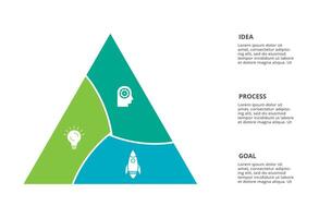 Creative concept for infographic with 3 steps, options, parts or processes. Business data visualization. vector