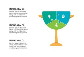 Creative concept for infographic with 3 steps, options, parts or processes. Business data visualization. vector