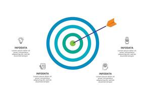 Creative concept for infographic with 4 steps, options, parts or processes. Business data visualization. vector