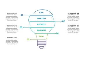 Line infographic with 65 steps, options, parts or processes. Business data visualization vector