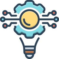 Color icon for solution vector