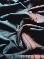 classic fabric repeating modern pattern with modern textured Halftone texture, Natural linen background texture. photo