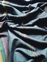 classic fabric repeating modern pattern with modern textured Halftone texture, Natural linen background texture. photo