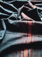 classic fabric repeating modern pattern with modern textured Halftone texture, Natural linen background texture. photo