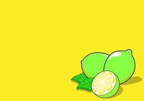 Lemon background with empty space vector