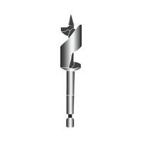 Drill bit icon vector