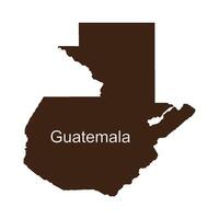Map of guatemala vector