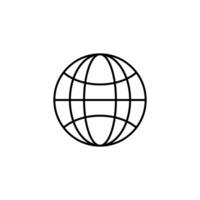 Go to web symbol icon. vector