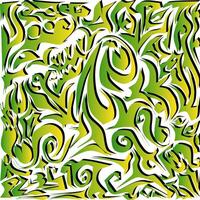 Abstract flexible green background of lines and shapes without meaning. illustration vector