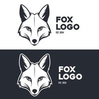 FOX LOGO MINIMALIST vector