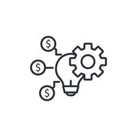 Crowdfunding icon. .Editable stroke.linear style sign for use web design,logo.Symbol illustration. vector