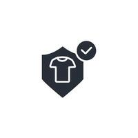 protective clothes icon. .Editable stroke.linear style sign for use web design,logo.Symbol illustration. vector