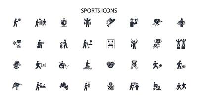 Sports icon set..Editable stroke.linear style sign for use web design,logo.Symbol illustration. vector