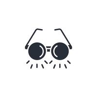 sunglasses icon. .Editable stroke.linear style sign for use web design,logo.Symbol illustration. vector