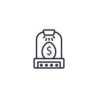 Incubator icon. .Editable stroke.linear style sign for use web design,logo.Symbol illustration. vector