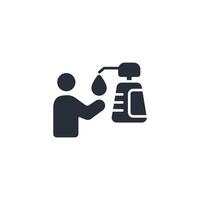 Lotion icon. .Editable stroke.linear style sign for use web design,logo.Symbol illustration. vector