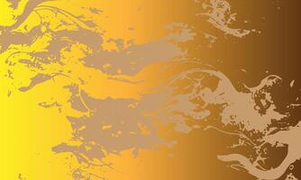 abstract gold and brown paint splatter background vector