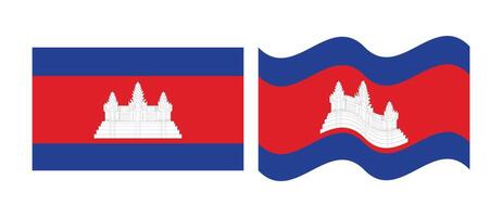 cambodia flag design vector