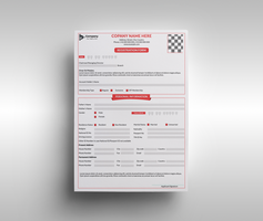 Business Order Forms Design A4 Template And Form Design psd