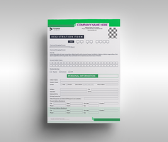 Business Order Forms Design A4 Template And Form Design psd