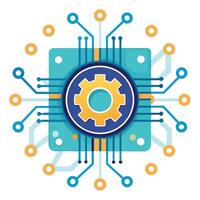 Logo Design for Technological Company vector