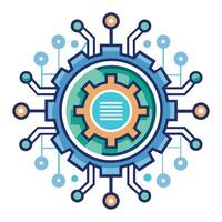 Logo Design for Technological Company vector