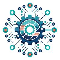 Logo Design for Technological Company vector