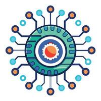Logo Design for Technological Company vector