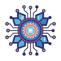 Logo Design for Technological Company vector