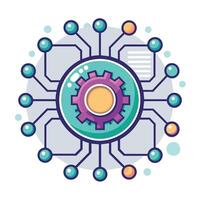 Logo Design for Technological Company vector