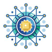 Logo Design for Technological Company vector