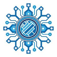 Logo Design for Technological Company vector