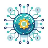 Logo Design for Technological Company vector
