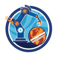 Logo Design for Technological Company vector