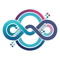 Logo Design for Technological Company vector