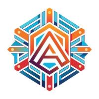 Logo Design for Technological Company vector