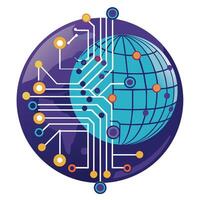Logo Design for Technological Company vector