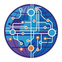 Logo Design for Technological Company vector