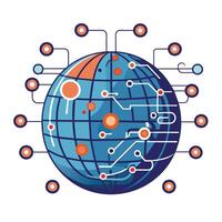 Logo Design for Technological Company vector